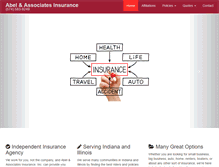 Tablet Screenshot of abelinsurance.com